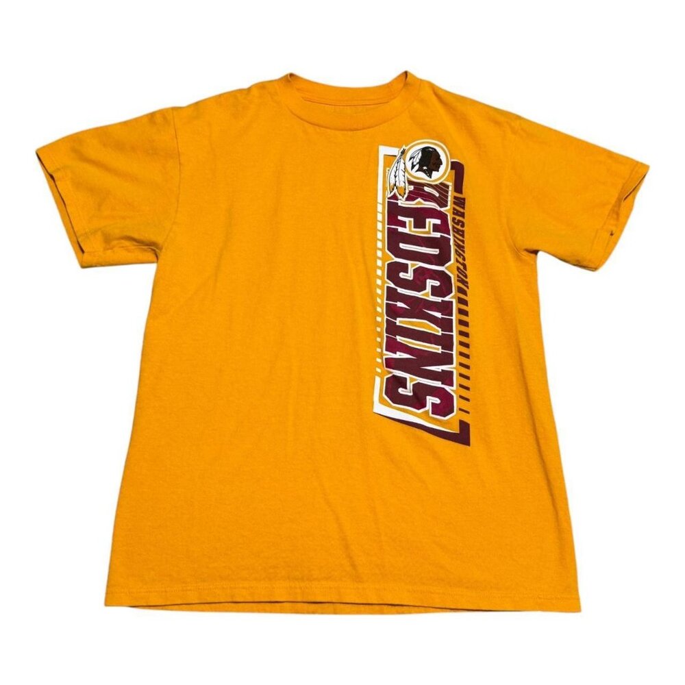 NFL Team Apparel Washington Redskins Spell Out Logo Shirt Adult Medium